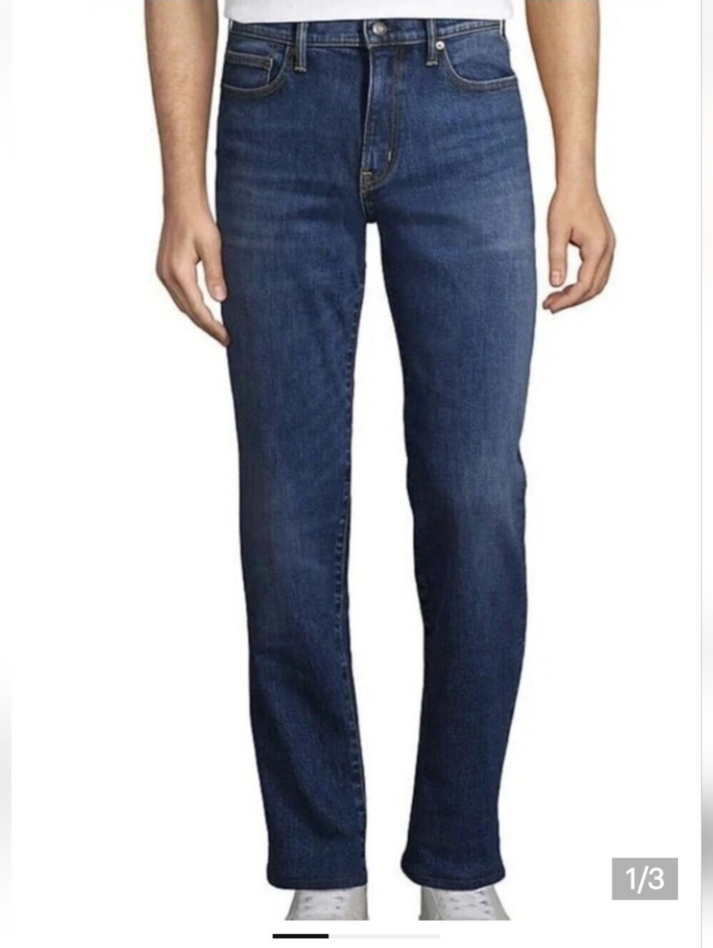 NWT Men's Blake Shelton Lands' End Relaxed Fit Jeans 33x27 - Picture 6 of 11
